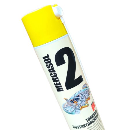 Mercasol 2 - антикоррозийное покрытие для кузова авто (Спрей 600 ml)