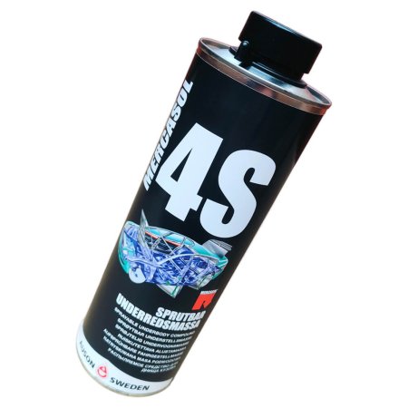 Mercasol 4S - антикоррозийное покрытие, 1 л (евро-баллон) — для защиты днища и арок автомобиля