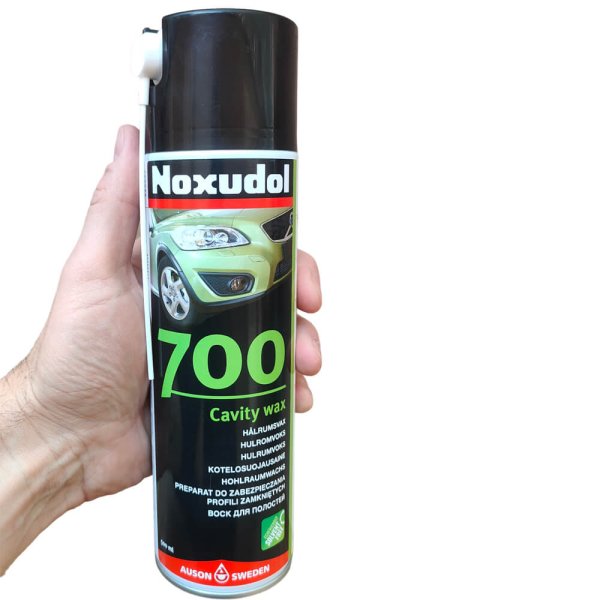Антикоррозийный воск Noxudol 700 — спрей для скрытых полостей, дверей и порогов автомобиля (500ml)