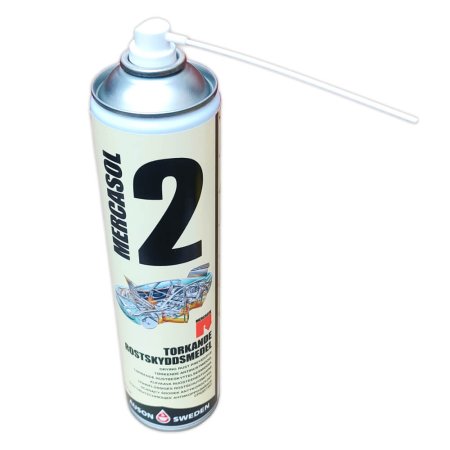 Mercasol 2 - антикоррозийное покрытие для кузова авто (Спрей 600 ml)